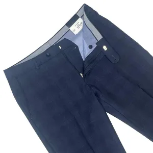Navy Summer Check Dress Pant - Soho Fit | Ballin