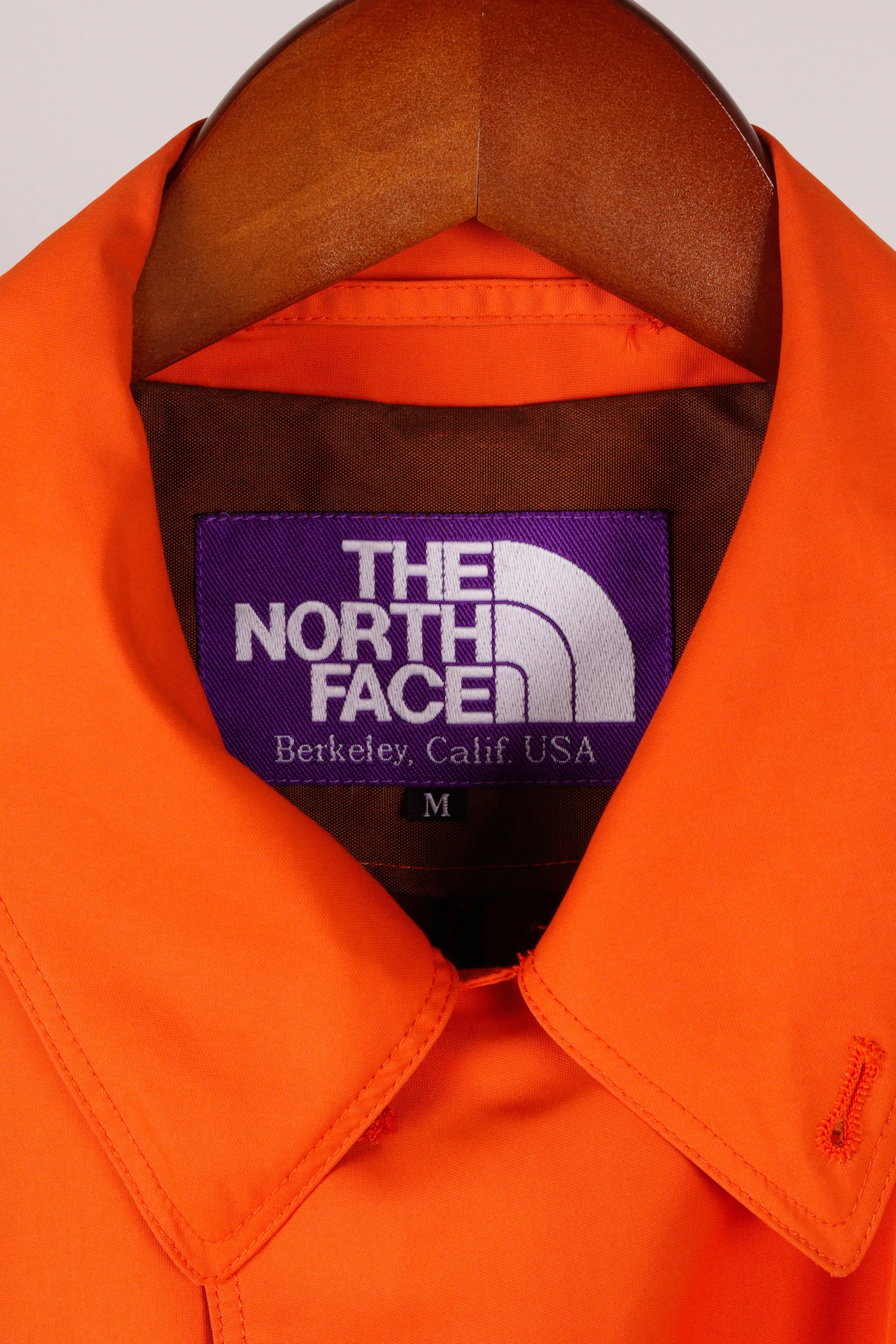 North Face Purple Label x Beams FW18 'Concealed Button' Trench Coat Orange (2018)