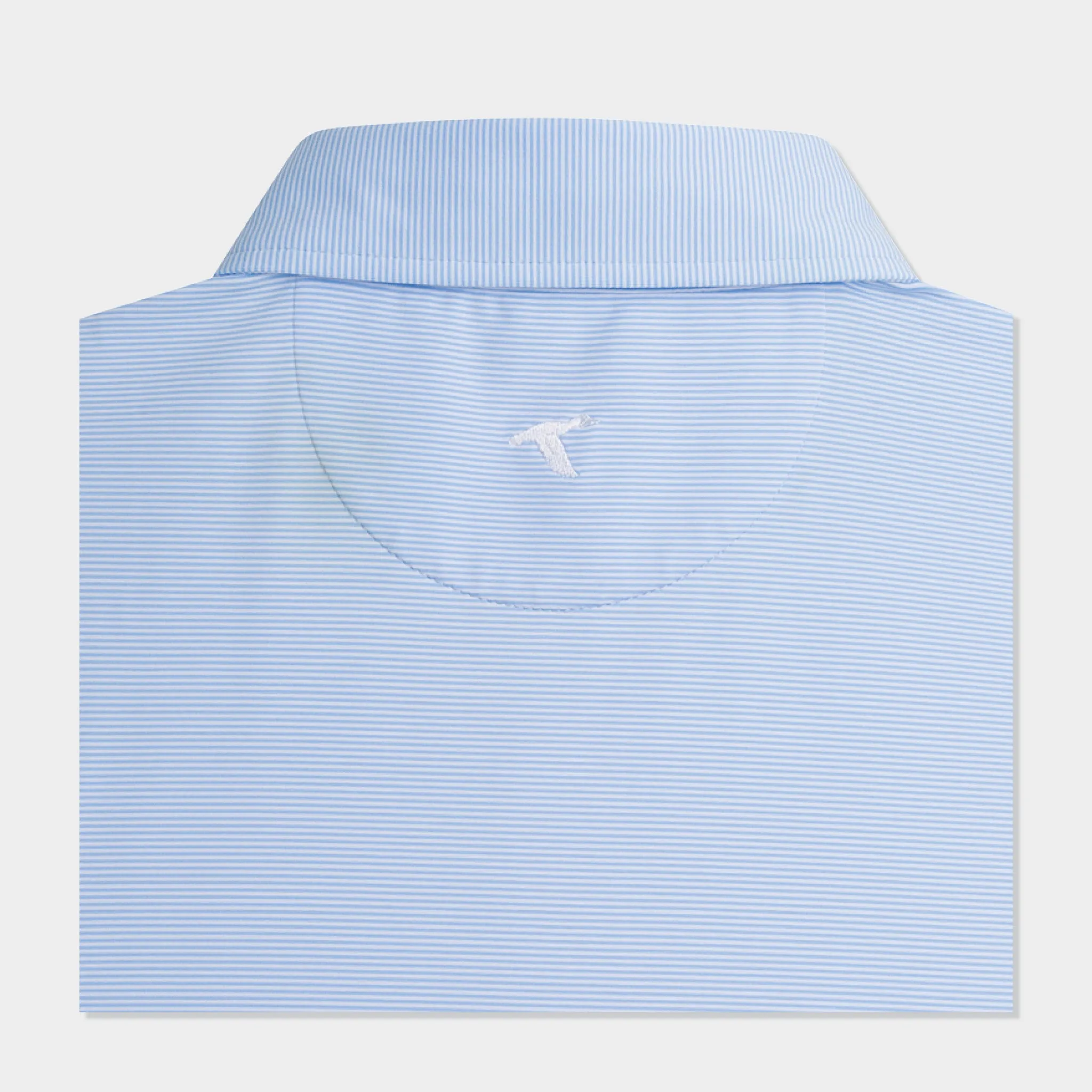 Ole Miss Helmet Pinstripe Performance Polo