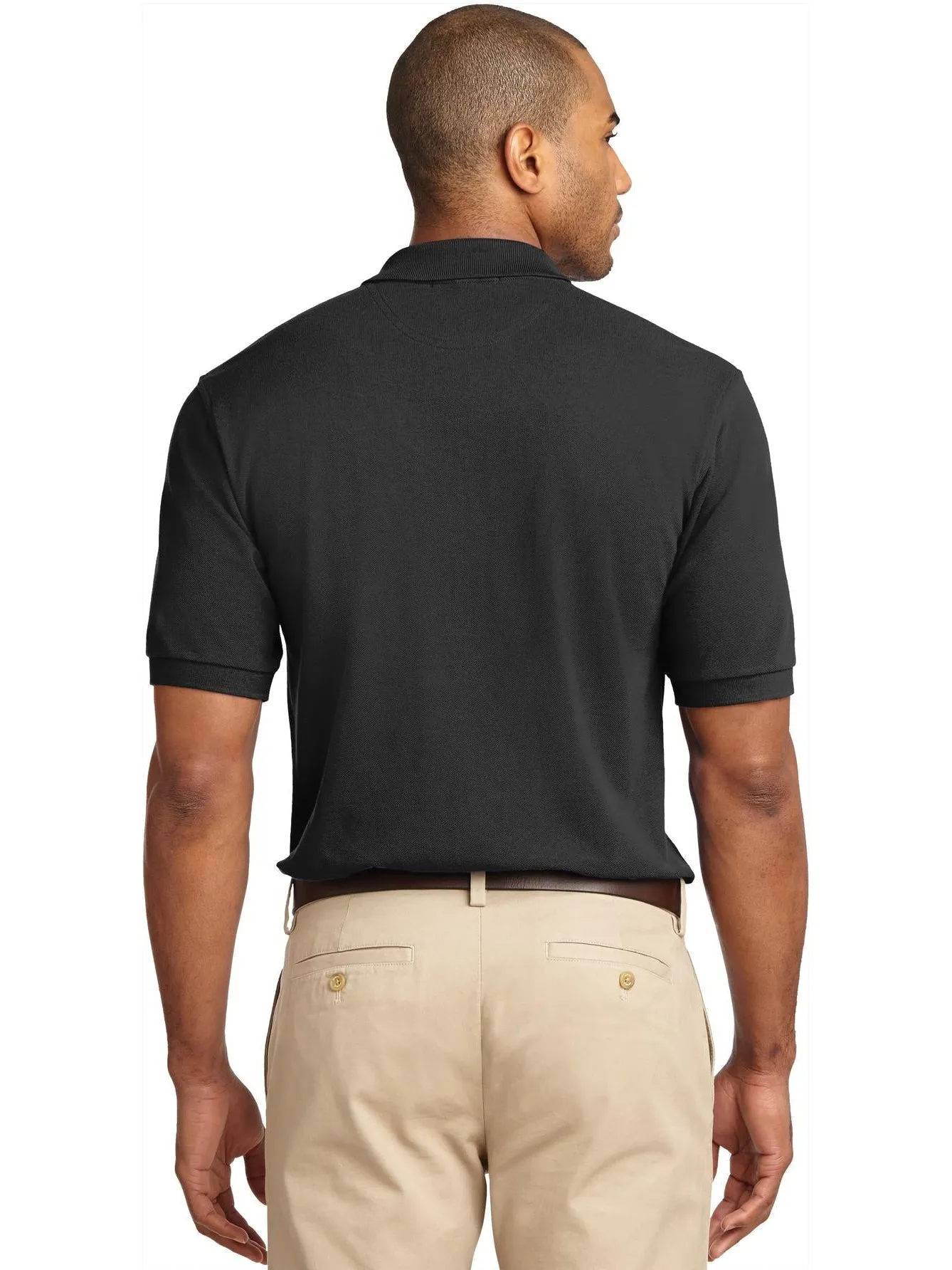 OUTLET-Port Authority Pique Knit Polo Shirt