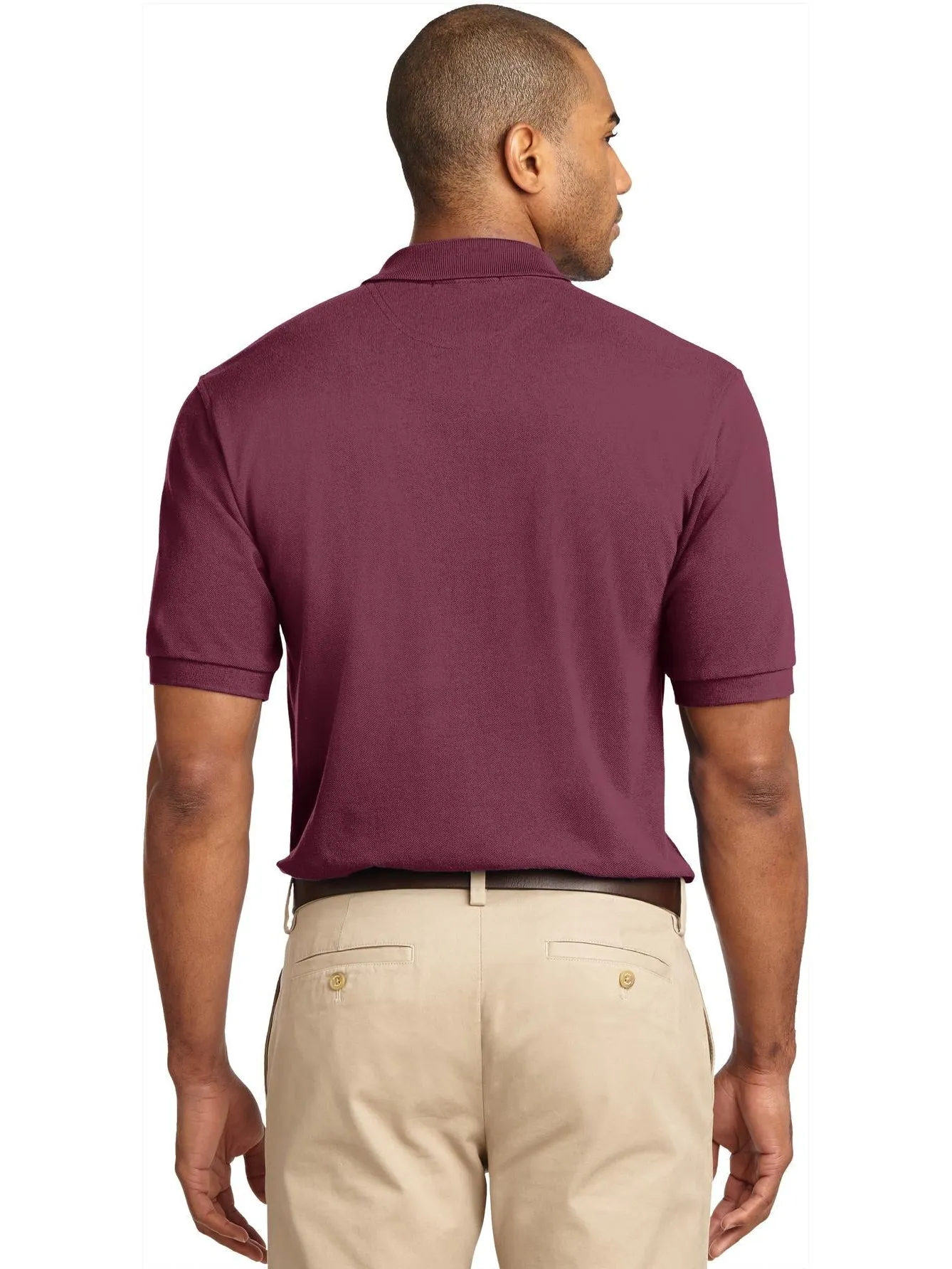 OUTLET-Port Authority Pique Knit Polo Shirt