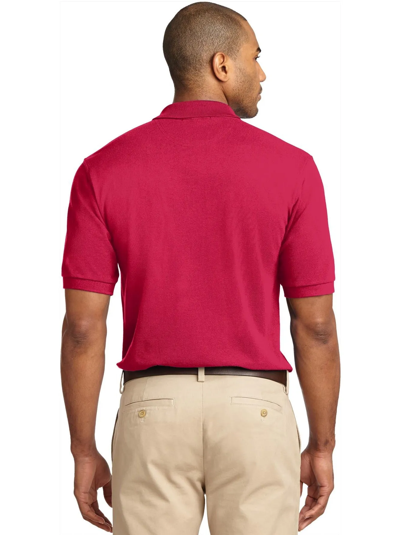 OUTLET-Port Authority Pique Knit Polo Shirt
