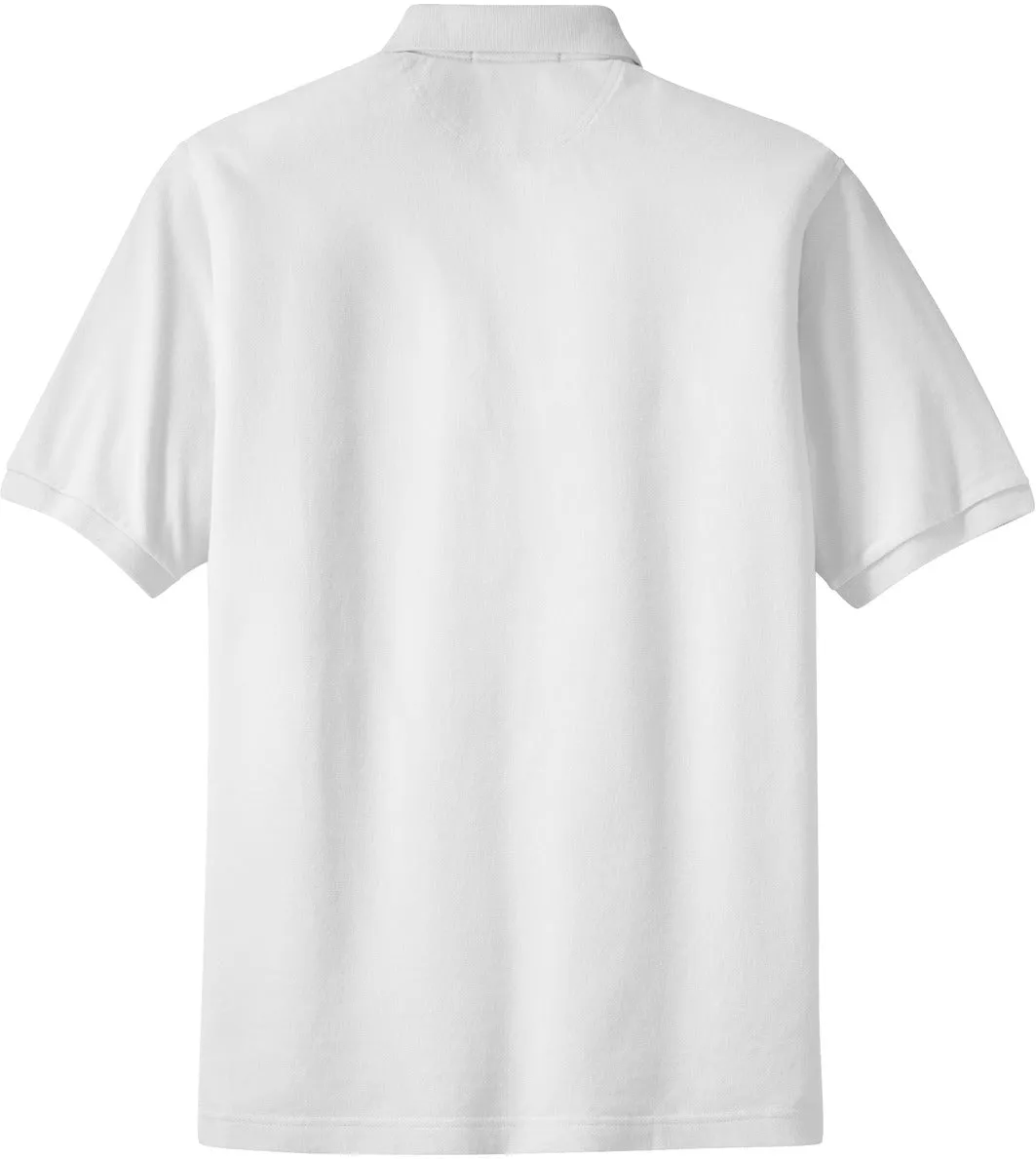 OUTLET-Port Authority Pique Knit Polo Shirt