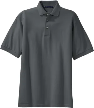 OUTLET-Port Authority Pique Knit Polo Shirt