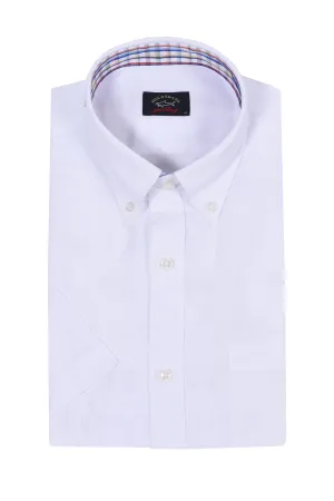 Paul And Shark Short Sleeve Shirt White
