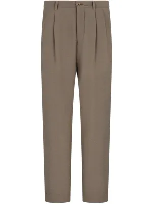 Pleat-Detail Trousers