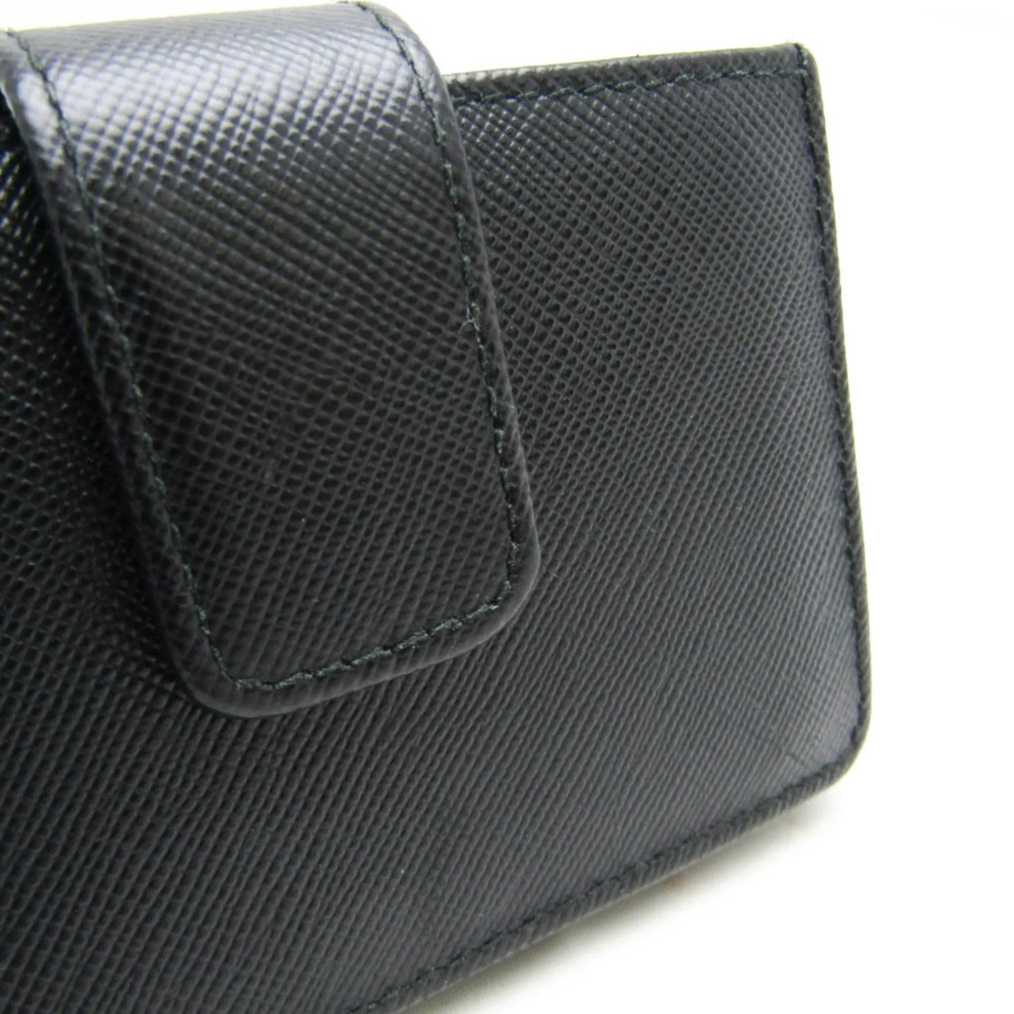 Prada Saffiano Black Leather Accessories
