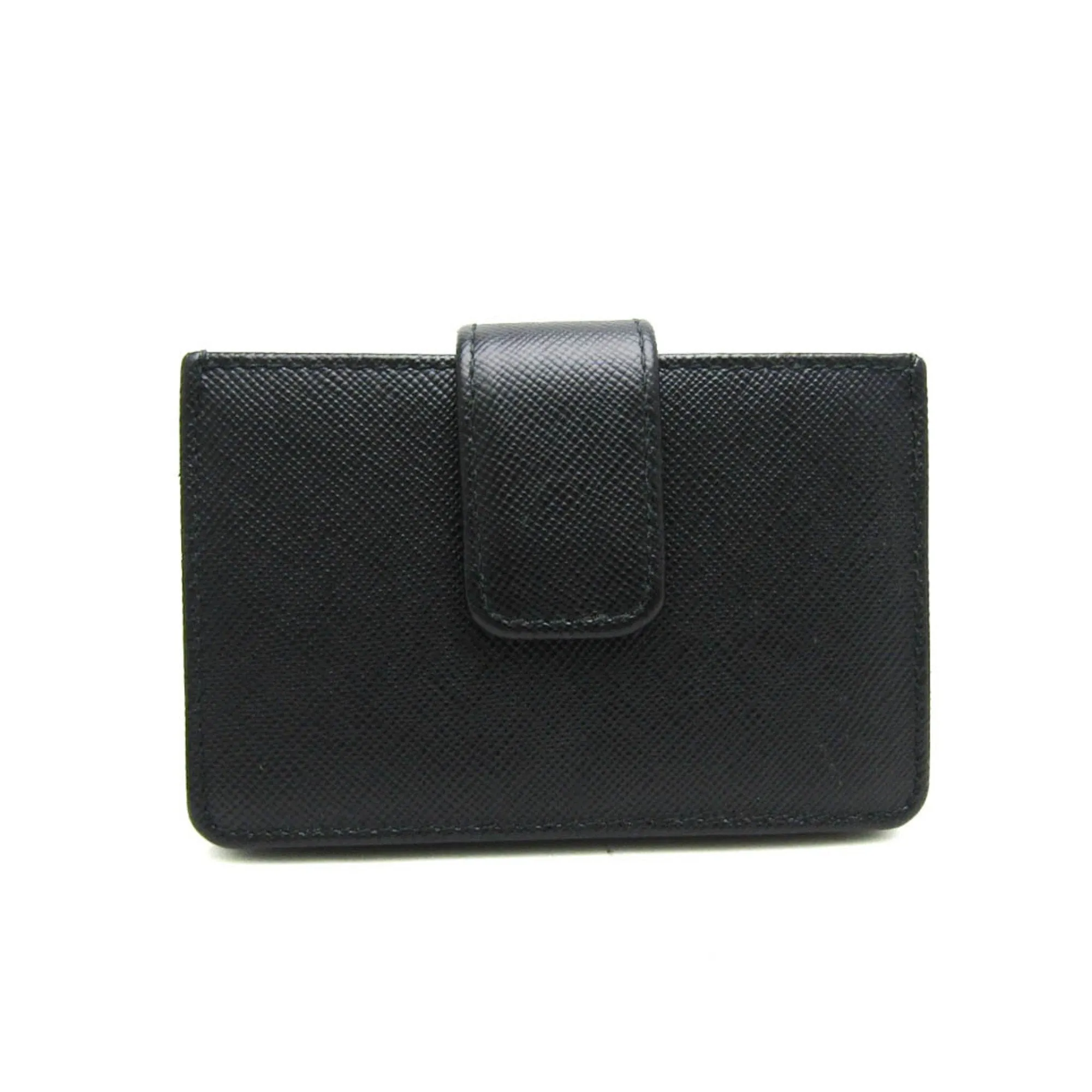 Prada Saffiano Black Leather Accessories