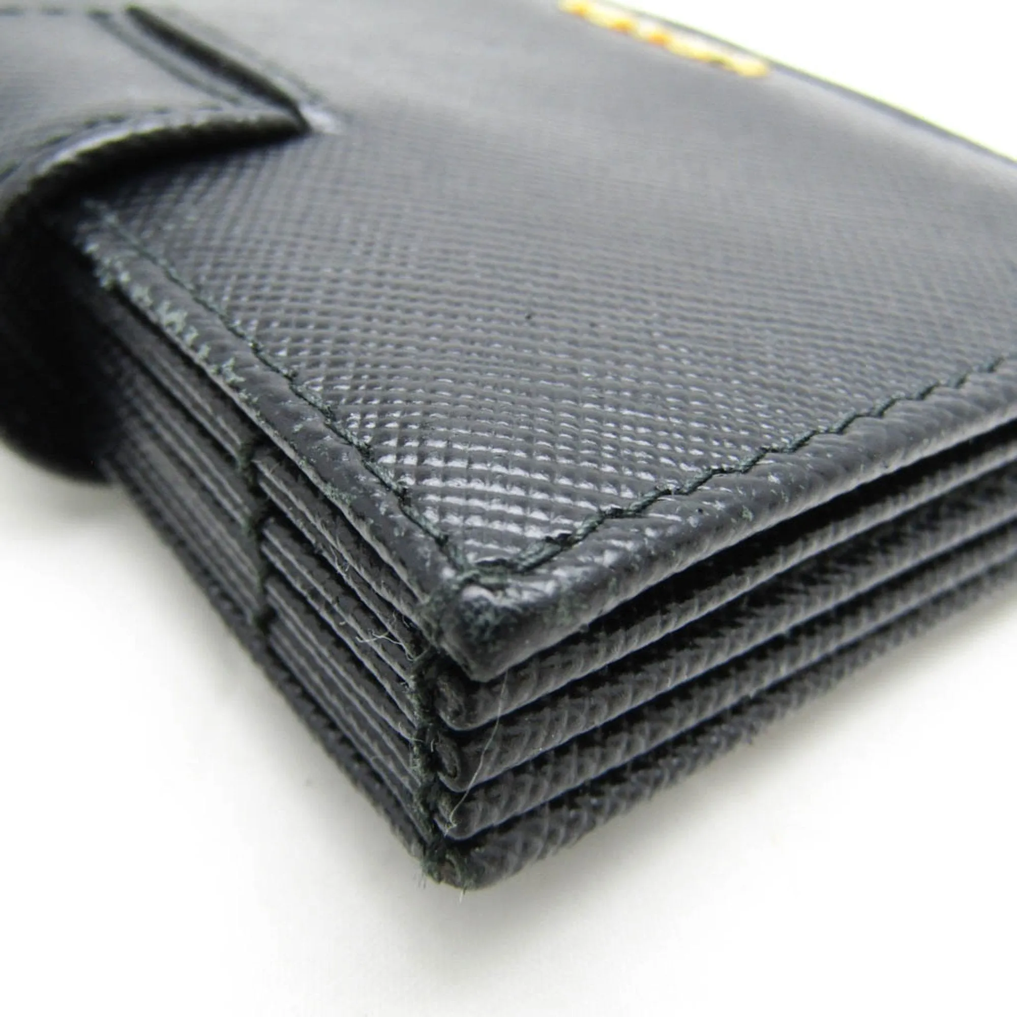 Prada Saffiano Black Leather Accessories
