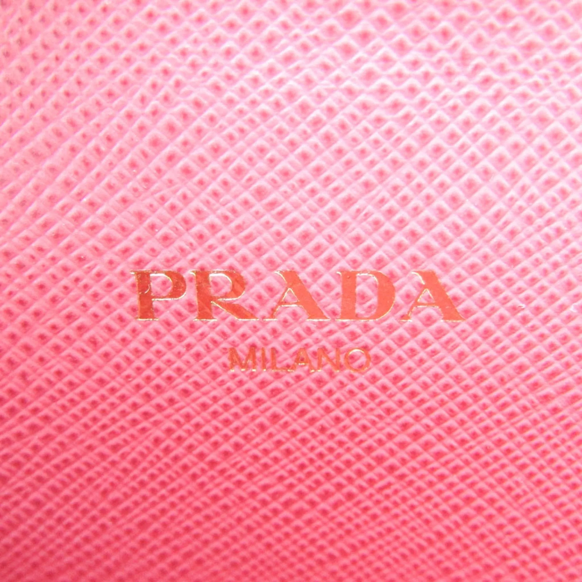 Prada Saffiano Pink Leather Accessories