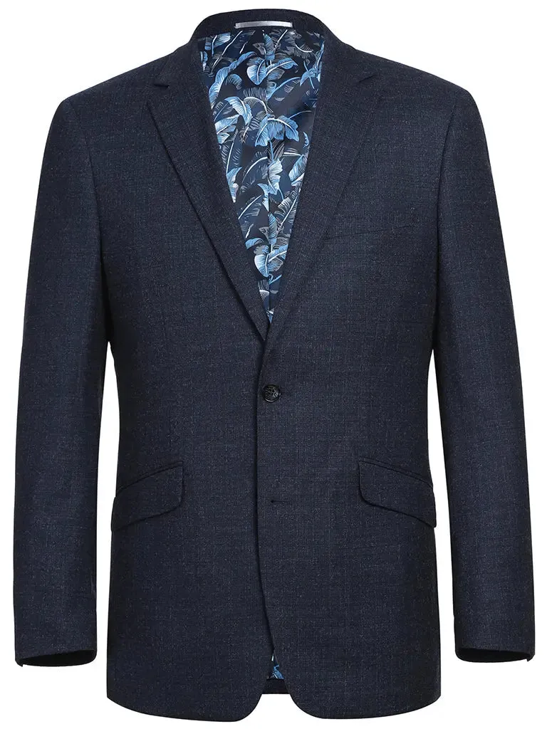 RENOIR | Slim Fit Pattern Suit | *Navy Mix 219-1SL