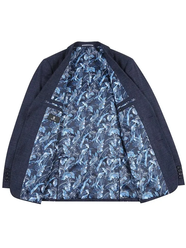 RENOIR | Slim Fit Pattern Suit | *Navy Mix 219-1SL