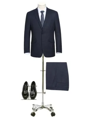 RENOIR | Slim Fit Pattern Suit | *Navy Mix 219-1SL