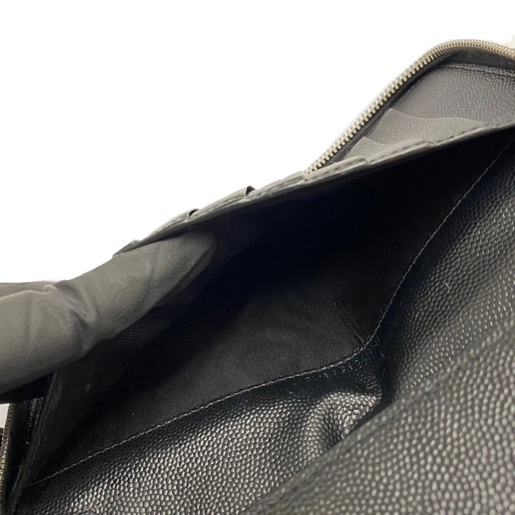 Saint Laurent Black Leather Accessories
