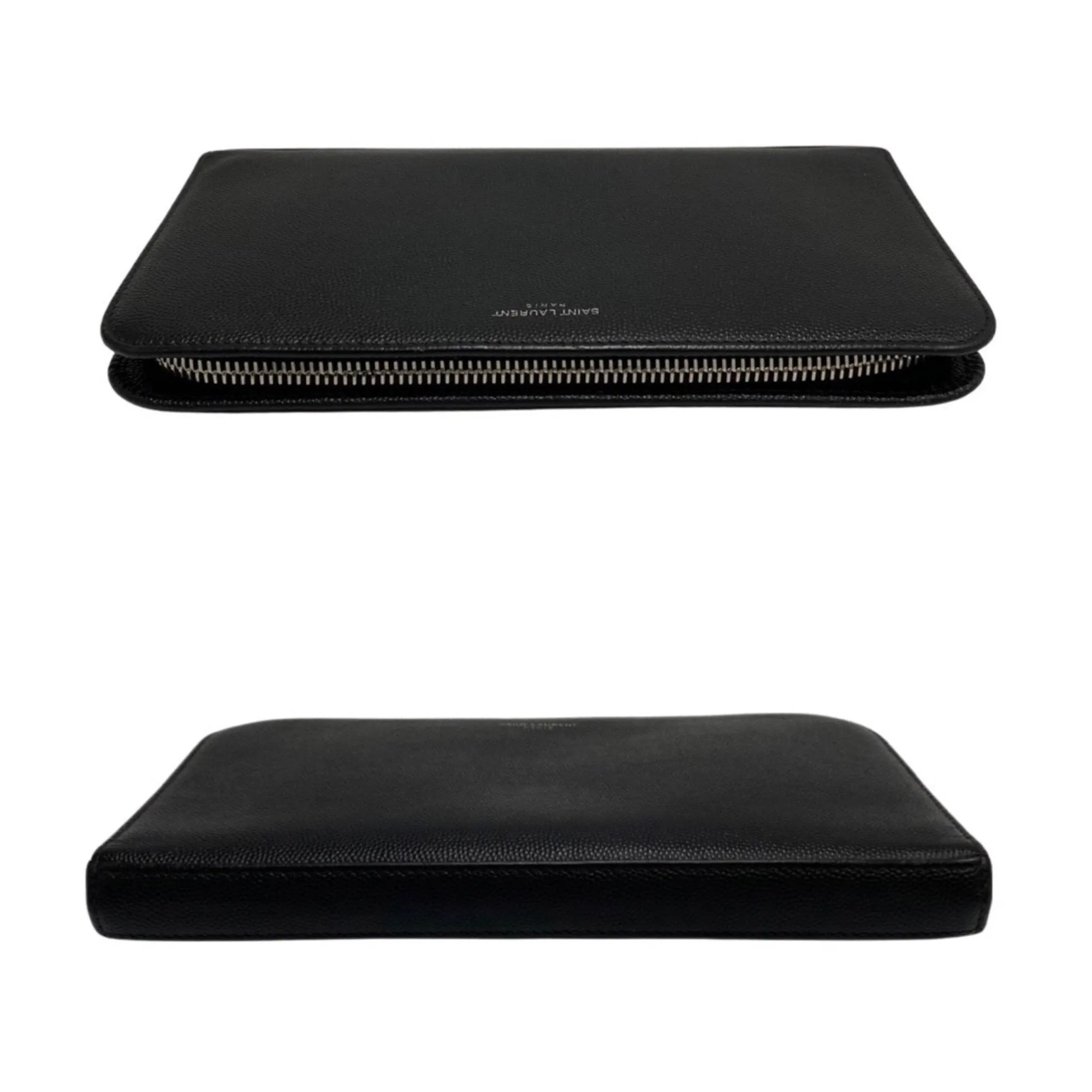 Saint Laurent Black Leather Accessories