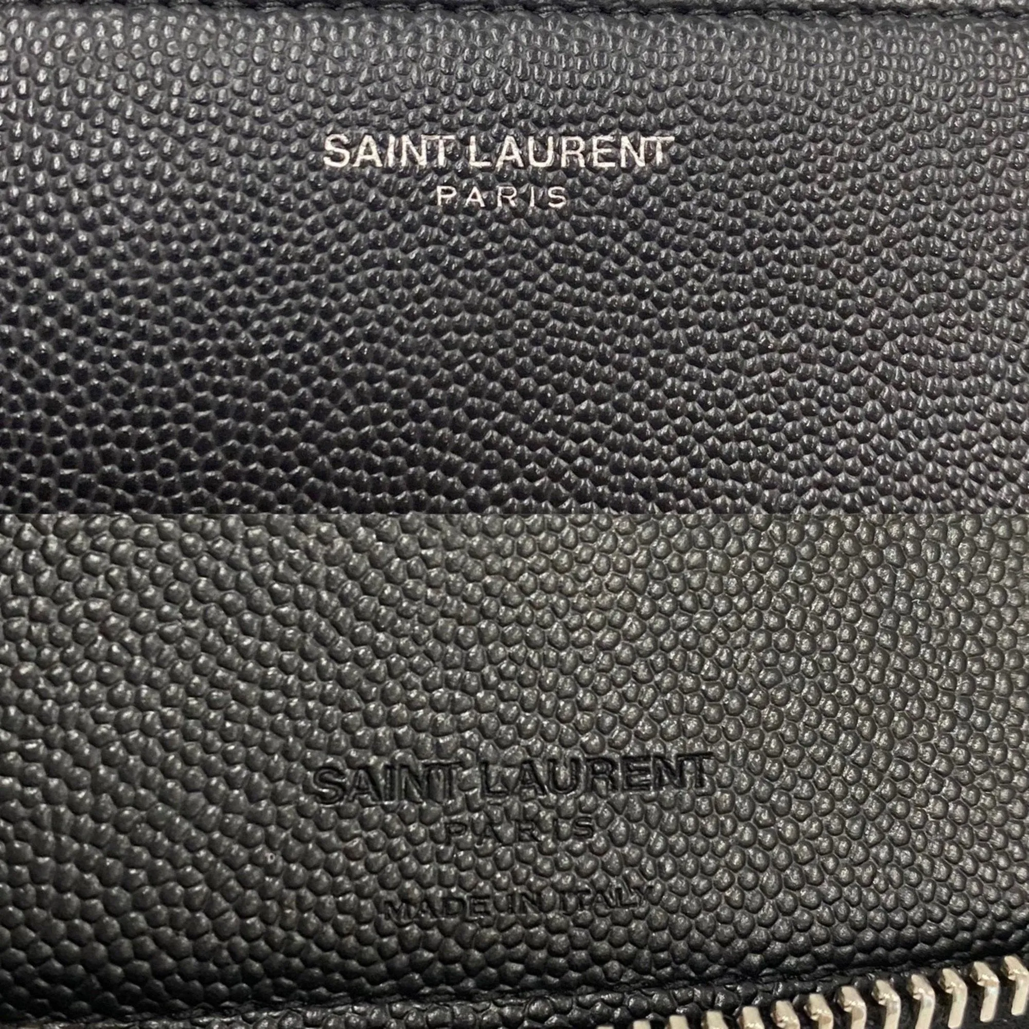 Saint Laurent Black Leather Accessories
