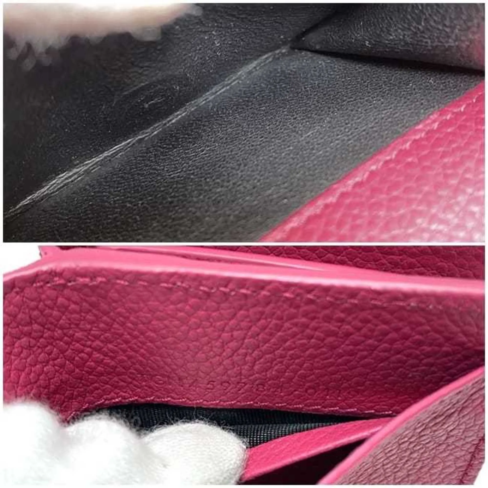 Saint Laurent Pink Leather Accessories