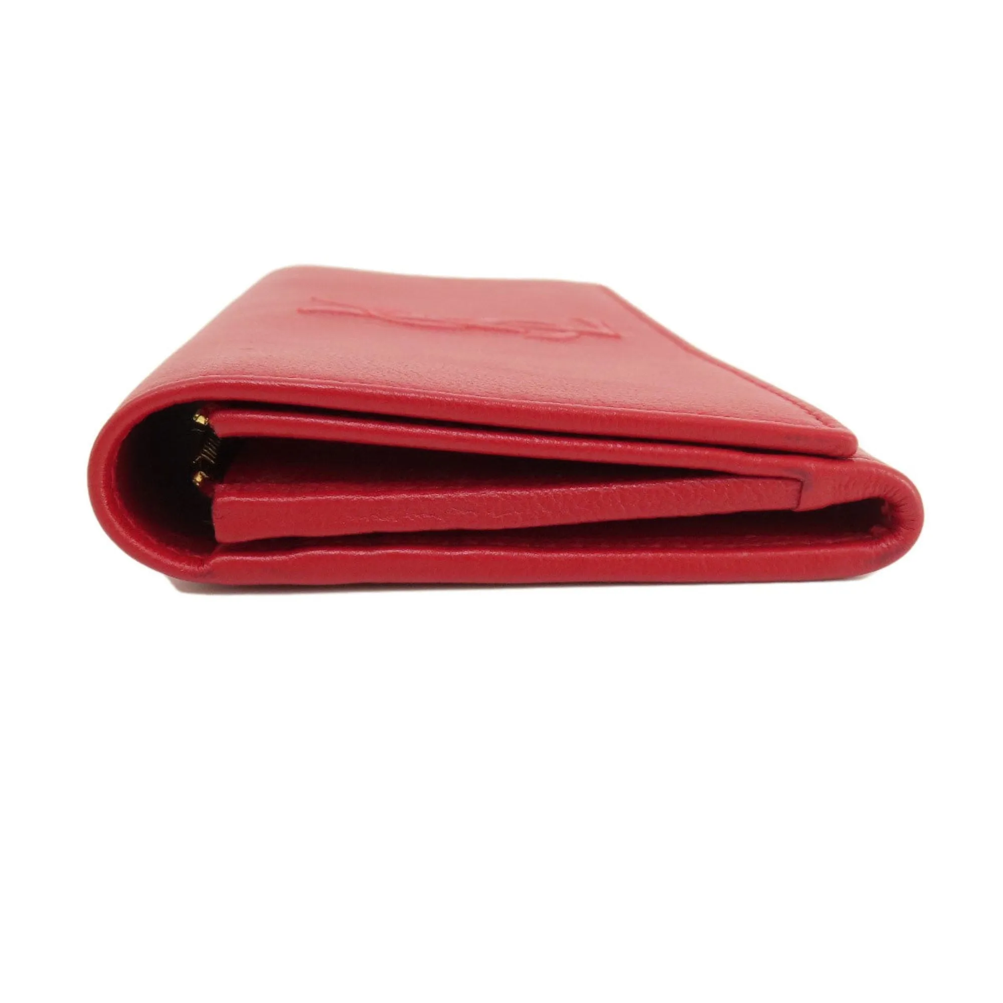 Saint Laurent Red Leather Accessories