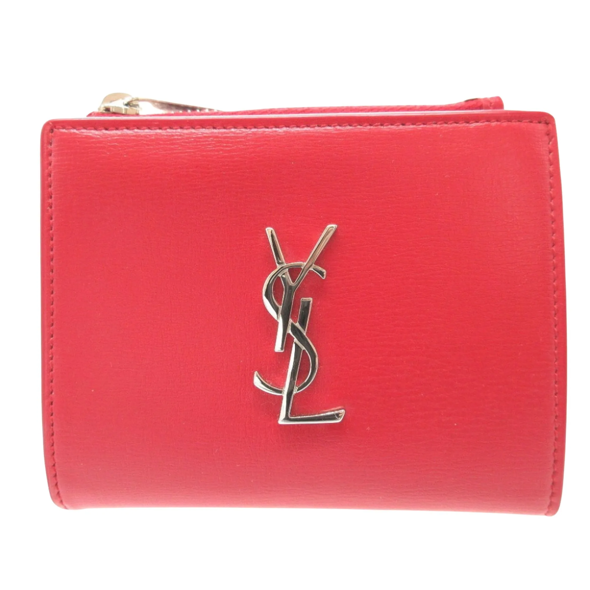 Saint Laurent Red Leather Accessories