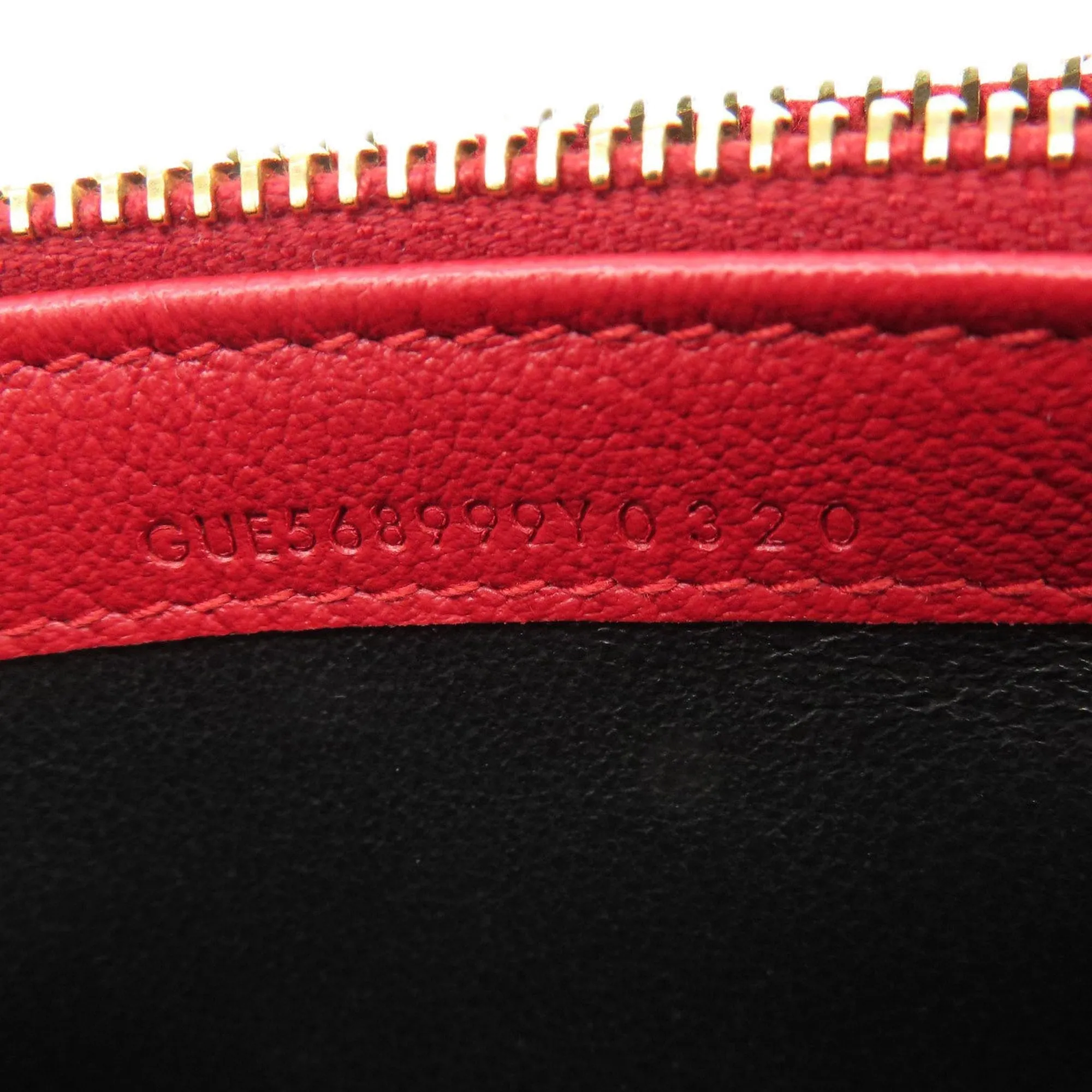 Saint Laurent Red Leather Accessories