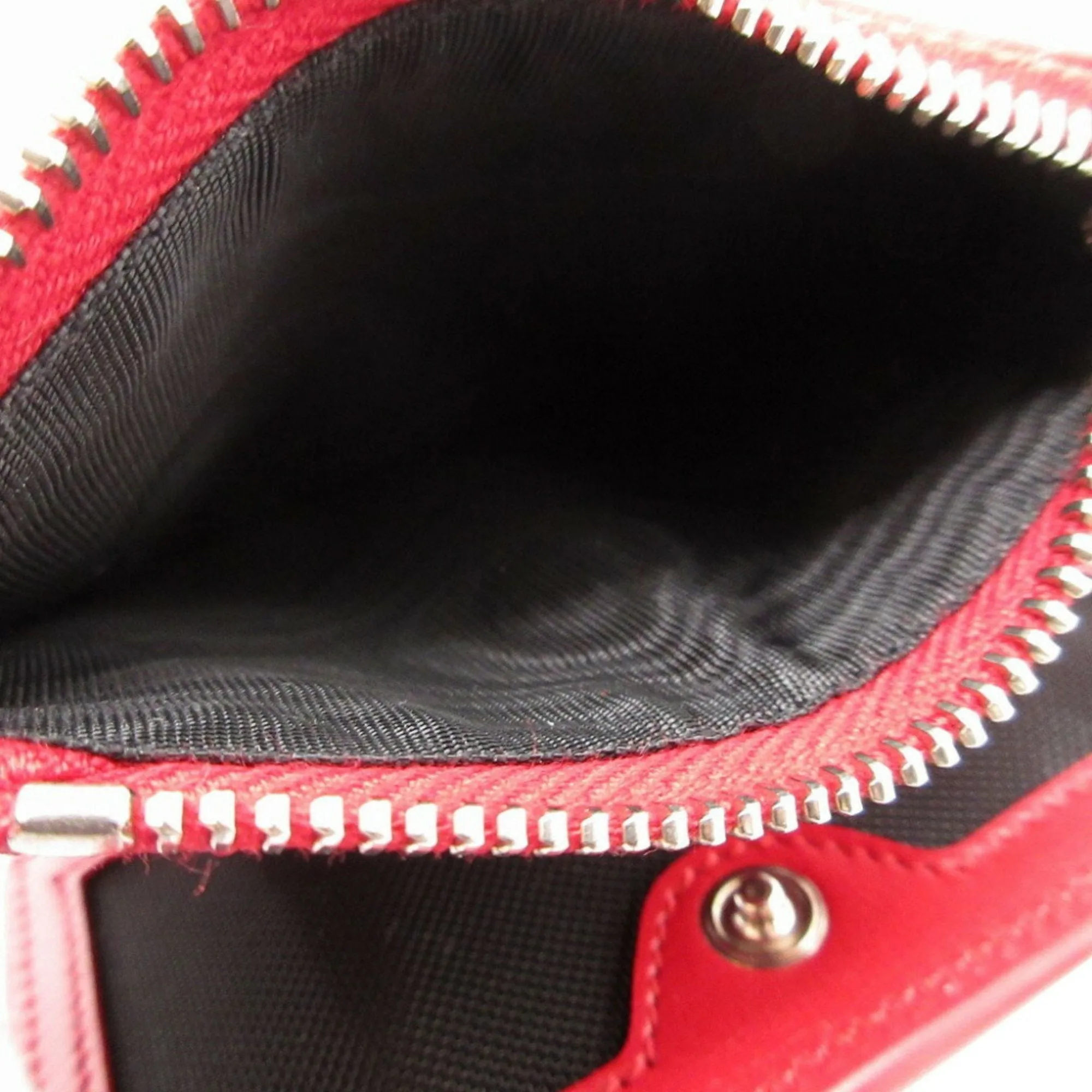 Saint Laurent Red Leather Accessories
