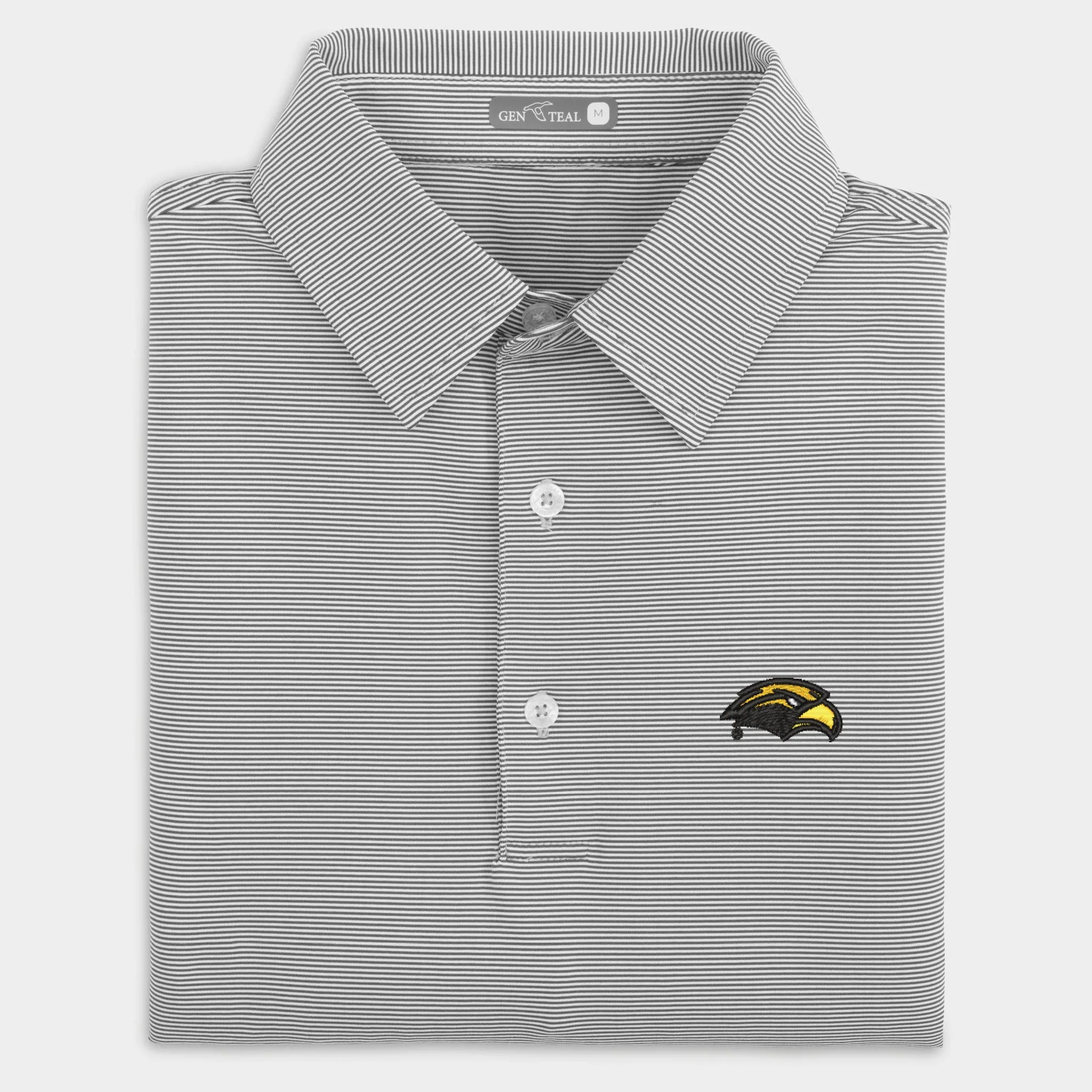 Southern Miss Pinstripe Performance Polo