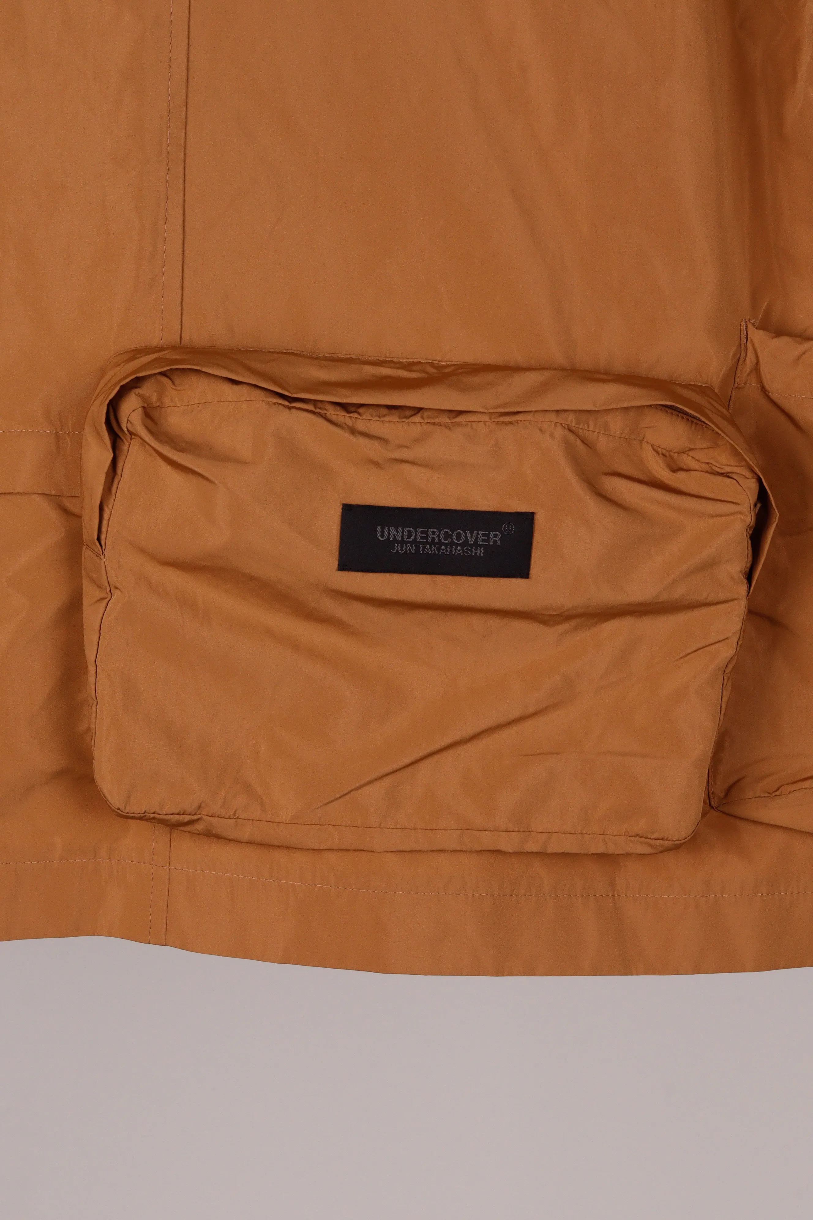 Undercover SS20 'Steel Collar 3D Zip Pocket' Trench Coat Duck Brown (2020)