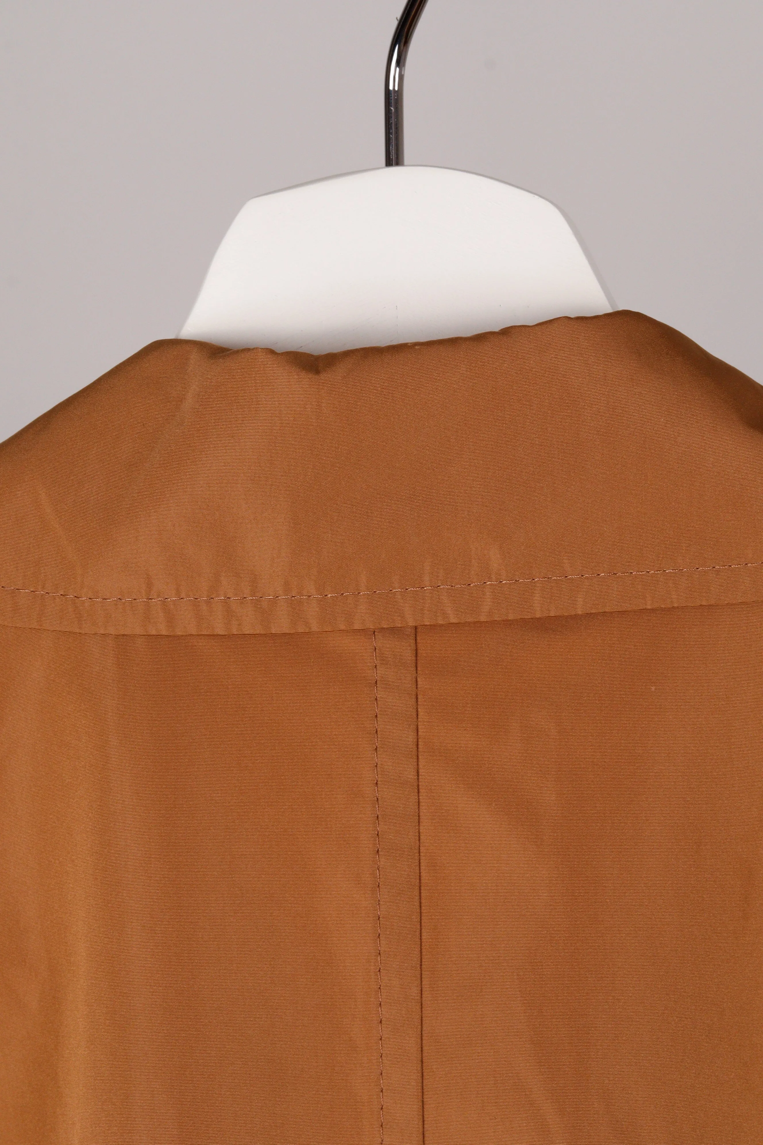 Undercover SS20 'Steel Collar 3D Zip Pocket' Trench Coat Duck Brown (2020)