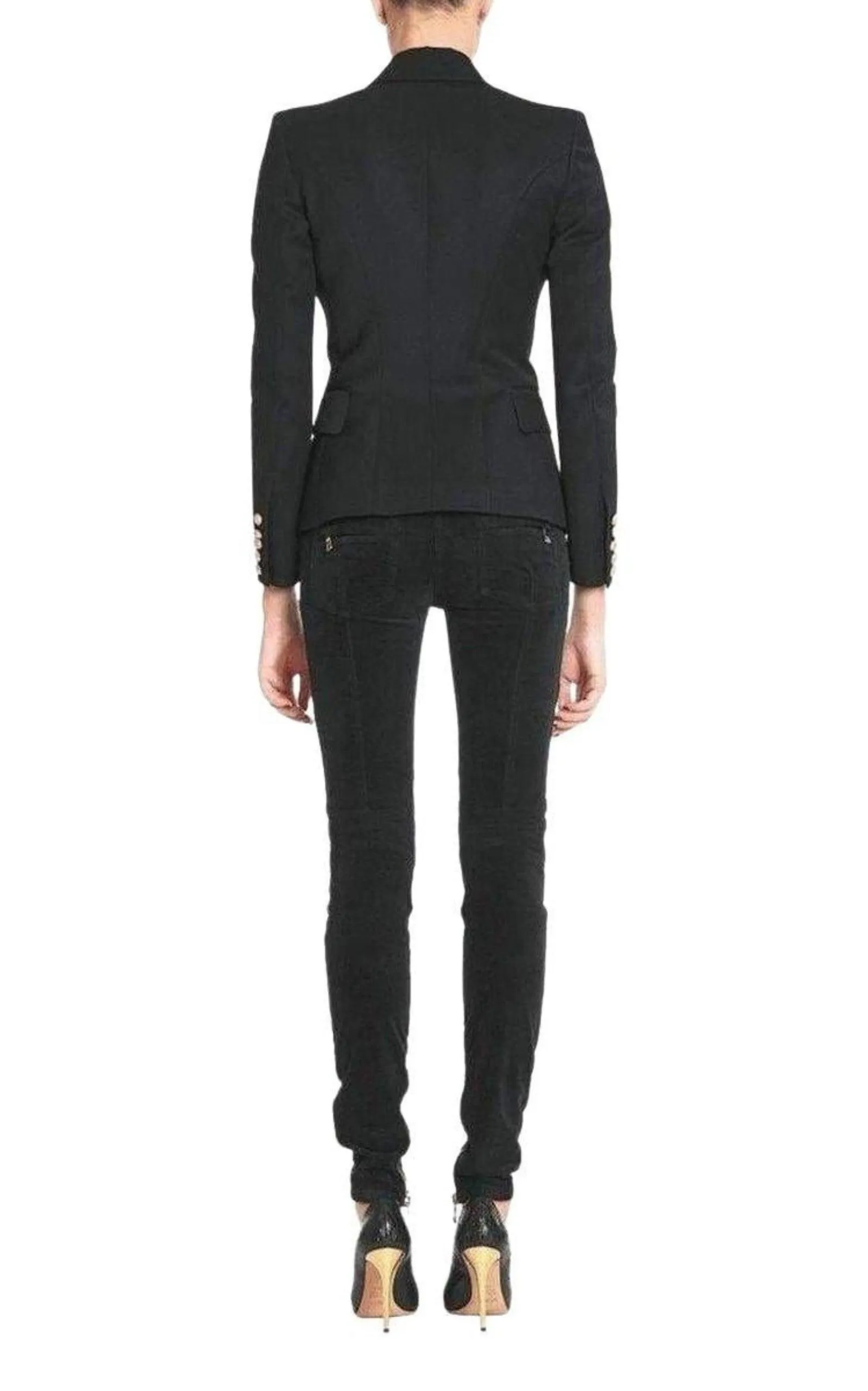 Velvet Biker Jeans