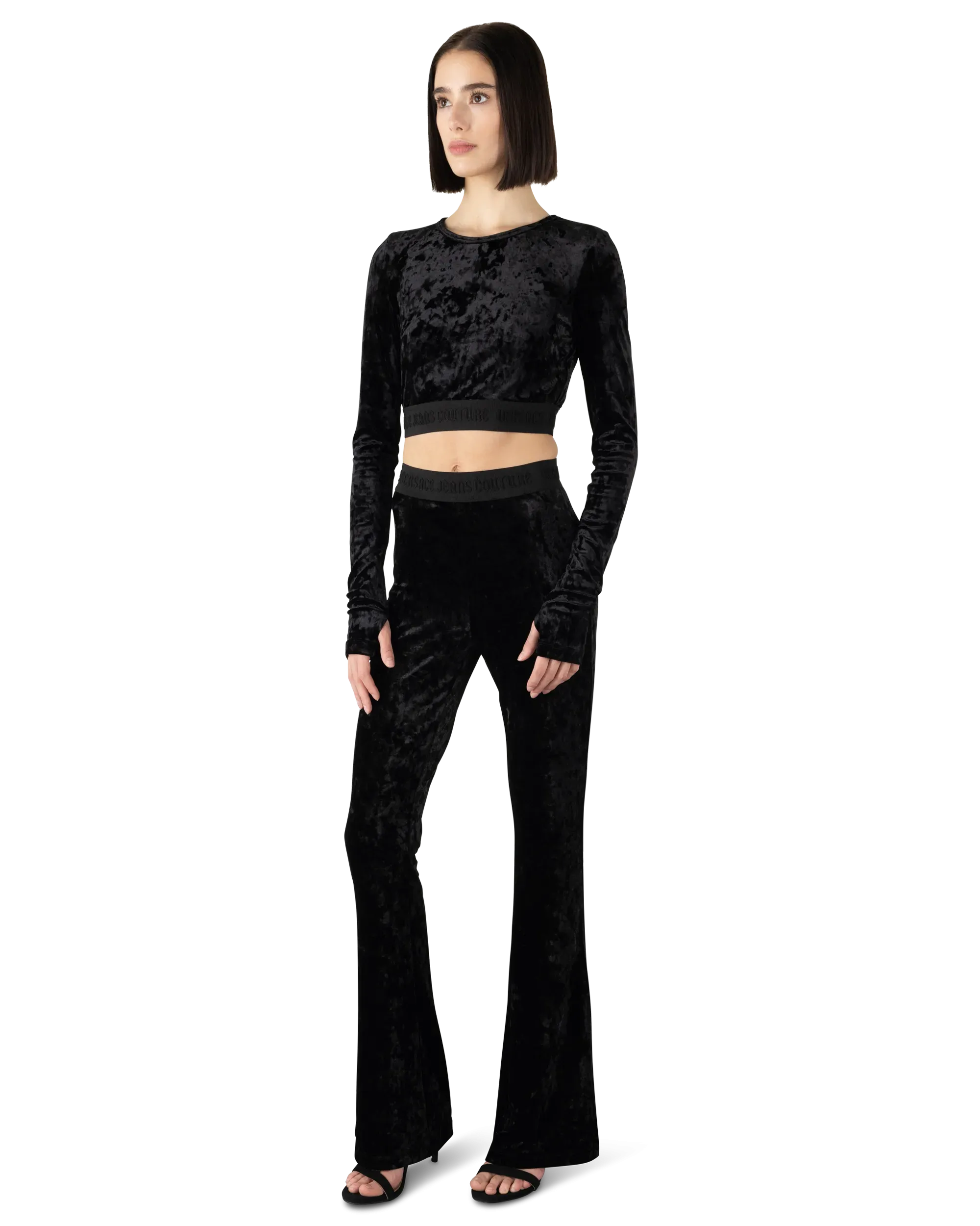 Velvet Flared Leggings