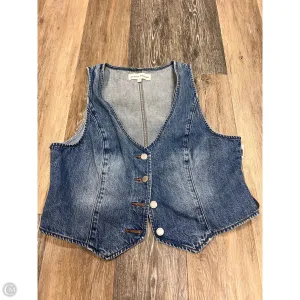 Vest Other By Denim Forum In Blue Denim. Size: Xl