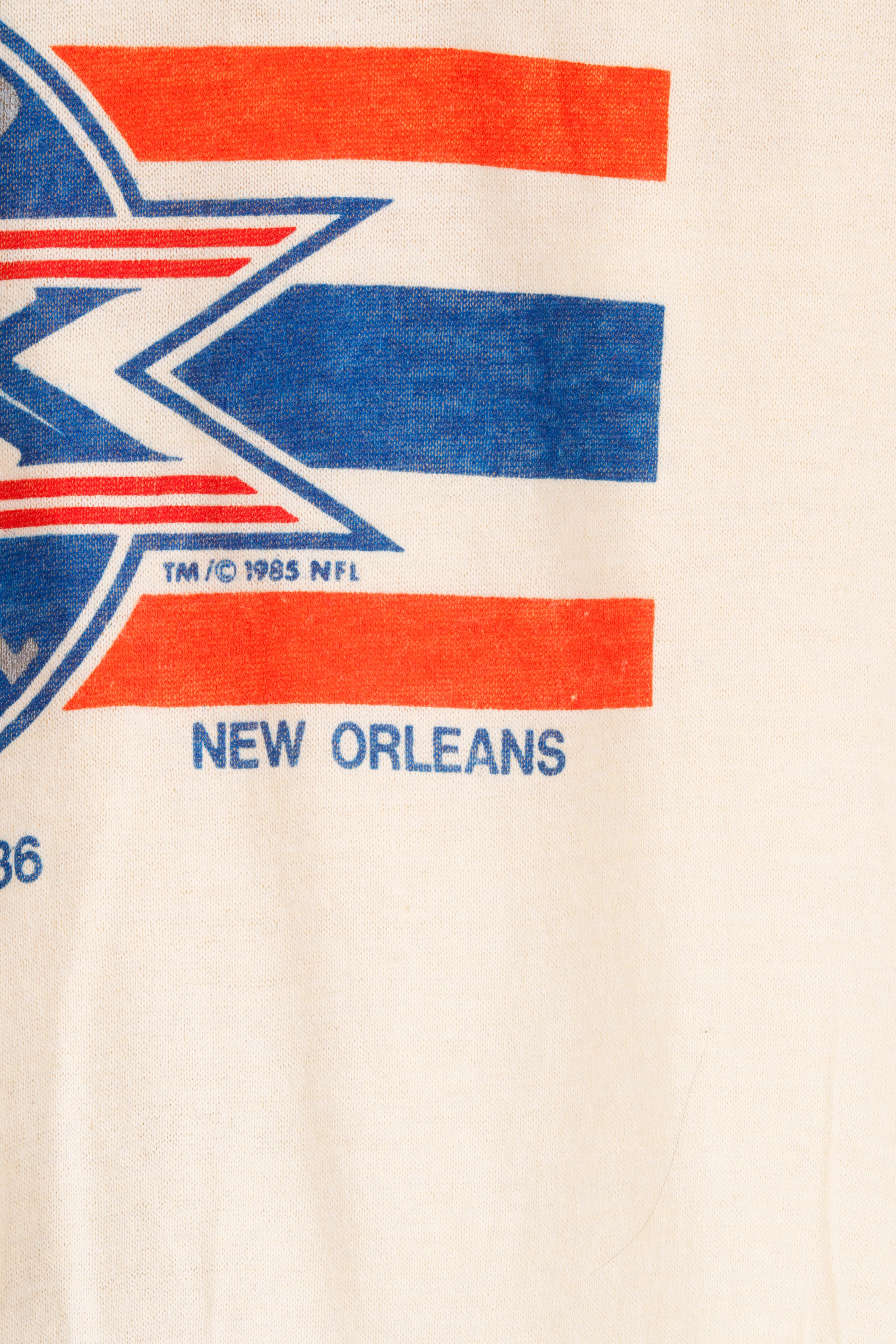 Vintage 1986 Chicago Bears 'Superbowl XX Logo' T-Shirt