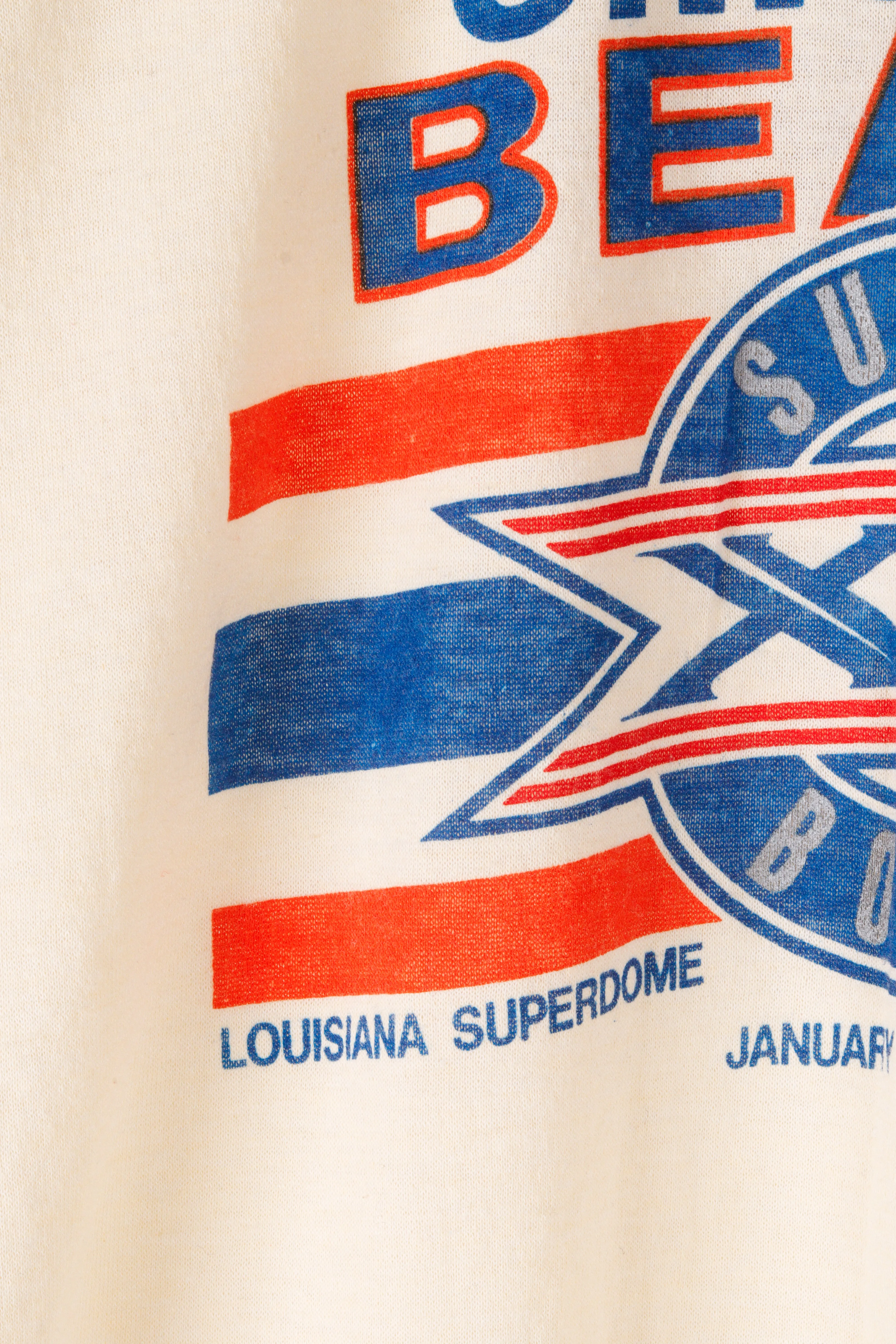 Vintage 1986 Chicago Bears 'Superbowl XX Logo' T-Shirt