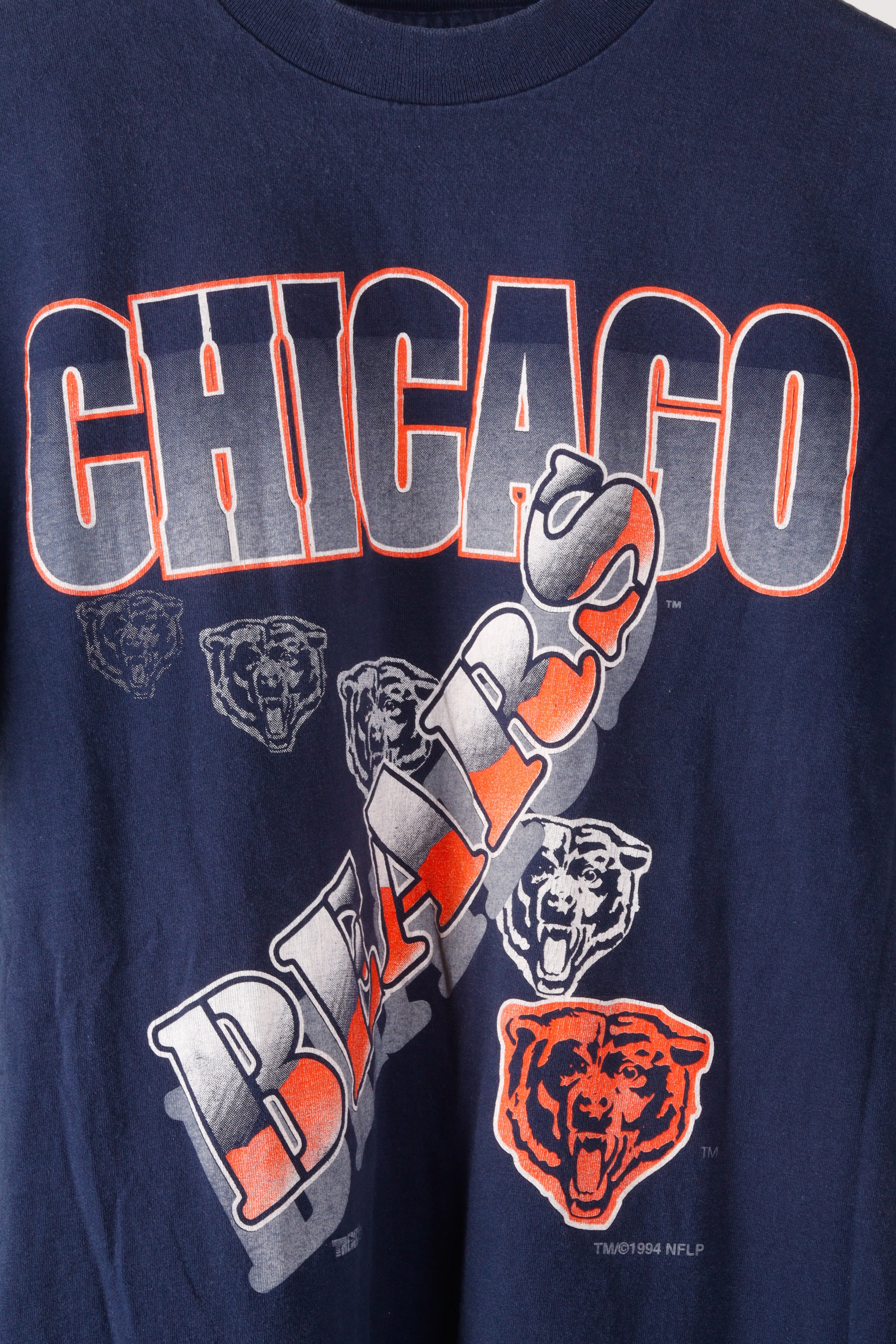 Vintage 1994 Chicago Bears '3D Logo' T-Shirt