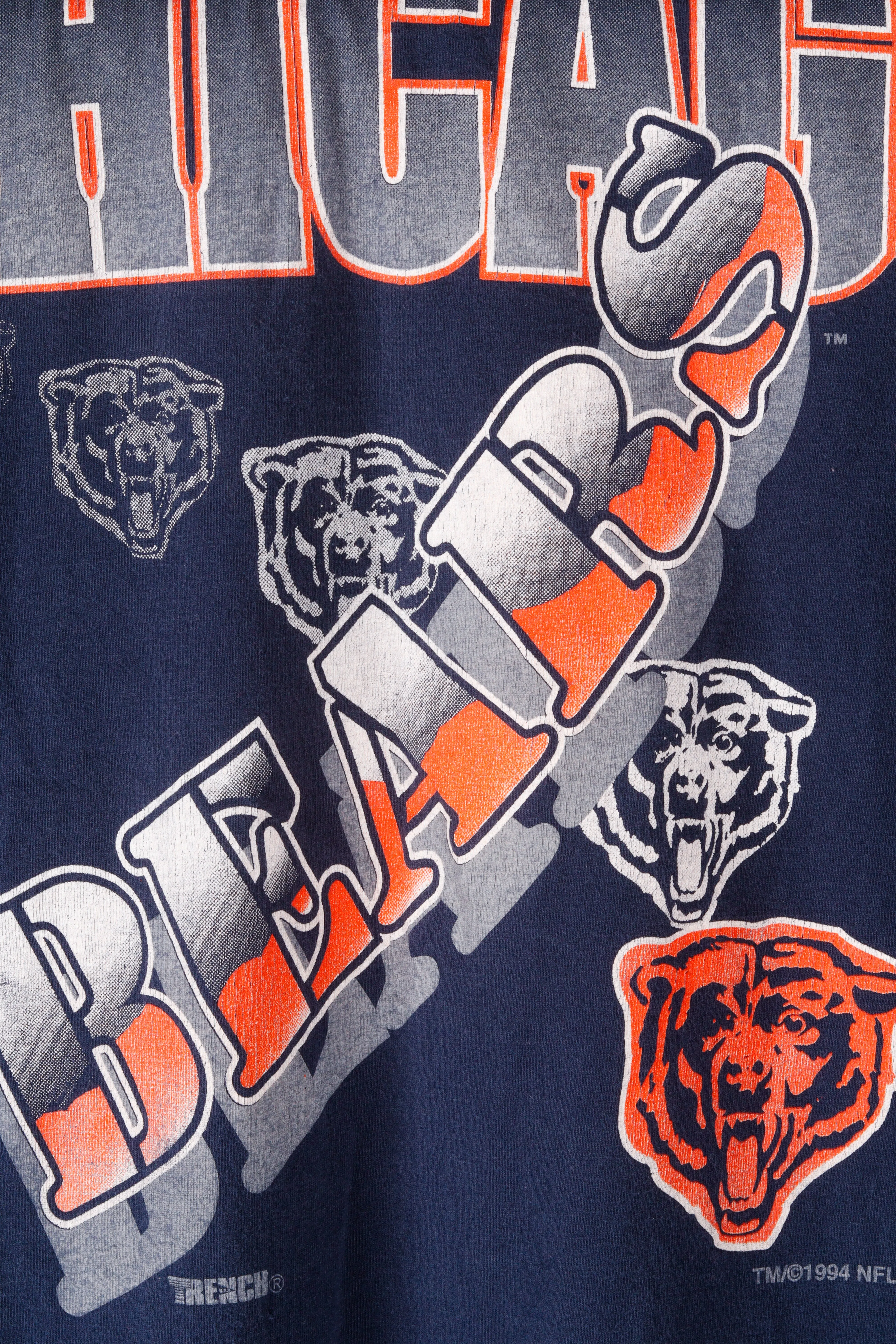 Vintage 1994 Chicago Bears '3D Logo' T-Shirt