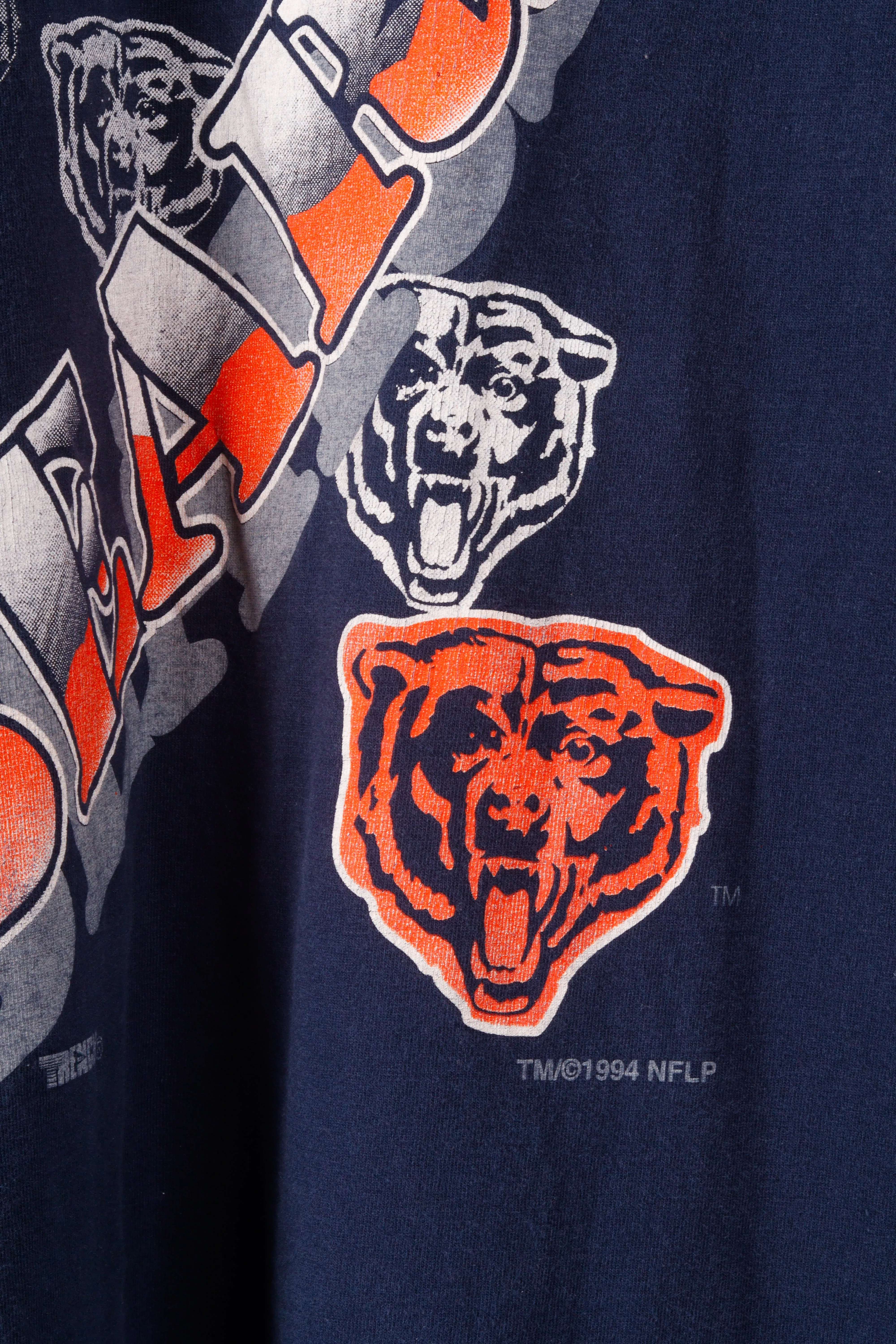 Vintage 1994 Chicago Bears '3D Logo' T-Shirt