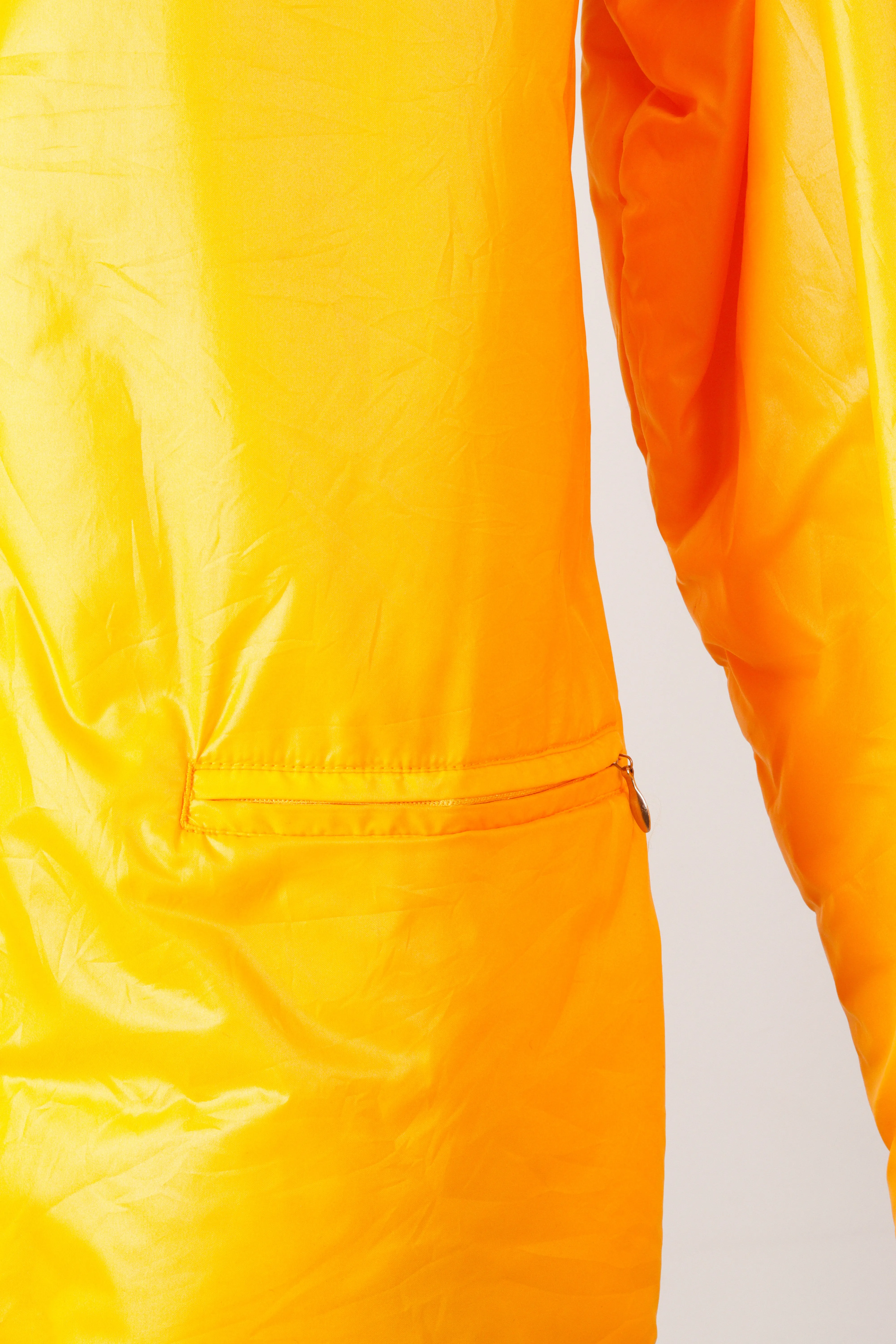 Vintage 70's White Stag Japan Womens 'Nylon Belted Trench Style' Long Coat Yellow