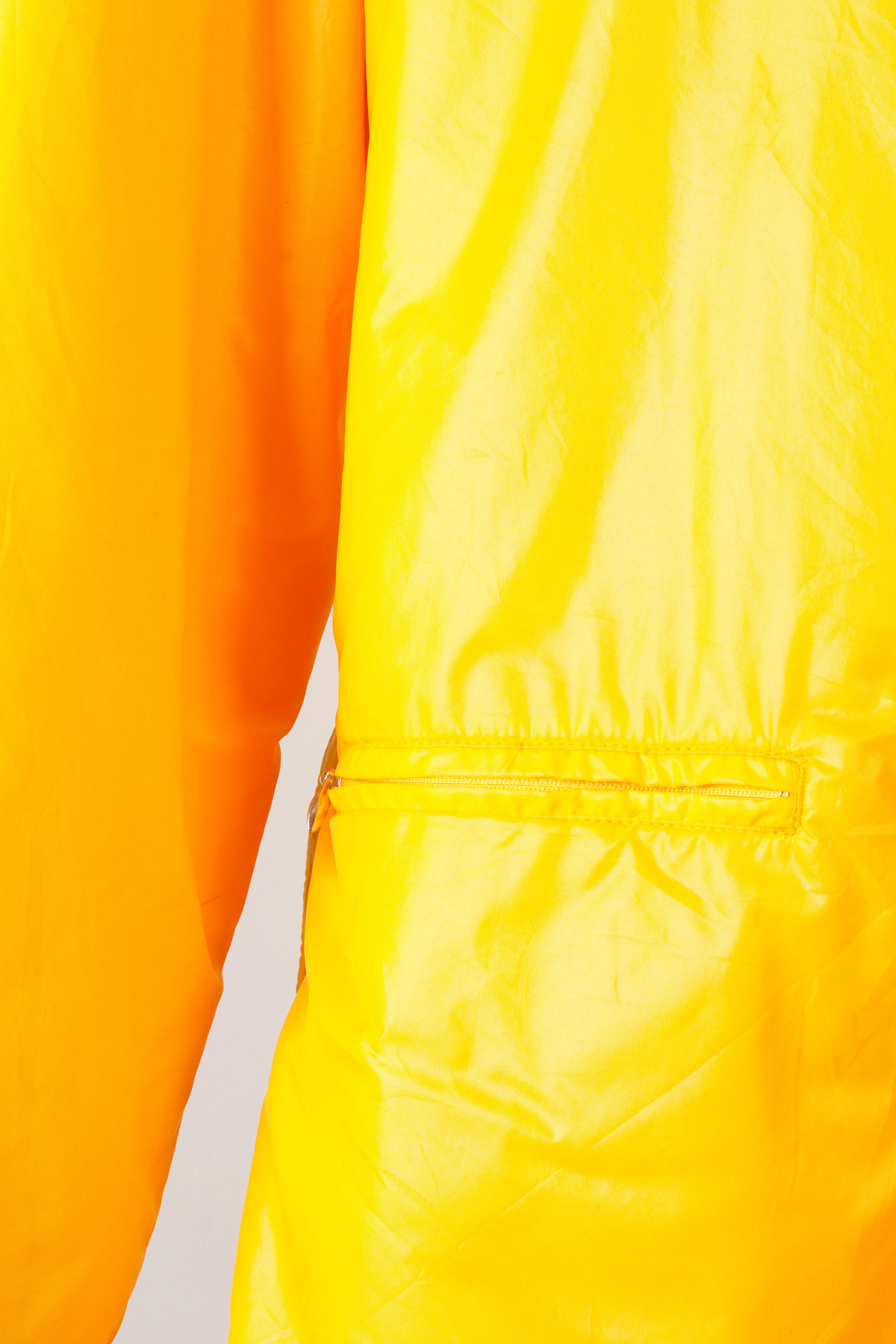 Vintage 70's White Stag Japan Womens 'Nylon Belted Trench Style' Long Coat Yellow