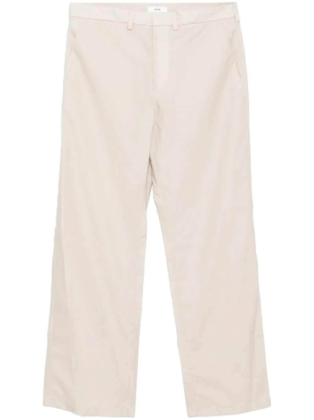 Waxed Poplin Trousers