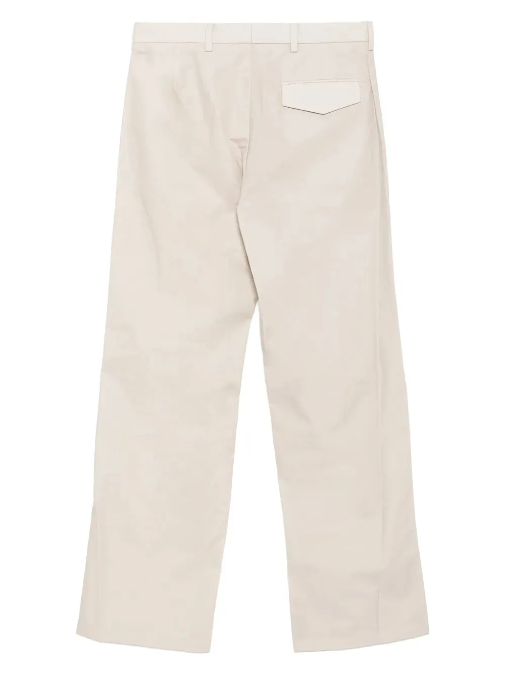 Waxed Poplin Trousers