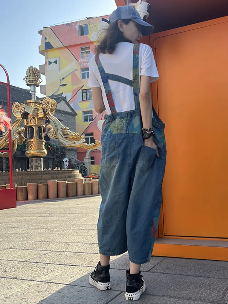 Women's Comfort and Soft  Pockets Bib's Dungarees