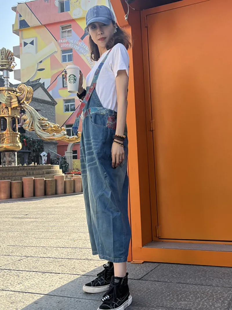 Women's Comfort and Soft  Pockets Bib's Dungarees